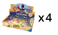 Disney Lorcana Into the Inklands Booster Box CASE (4 Booster Boxes)